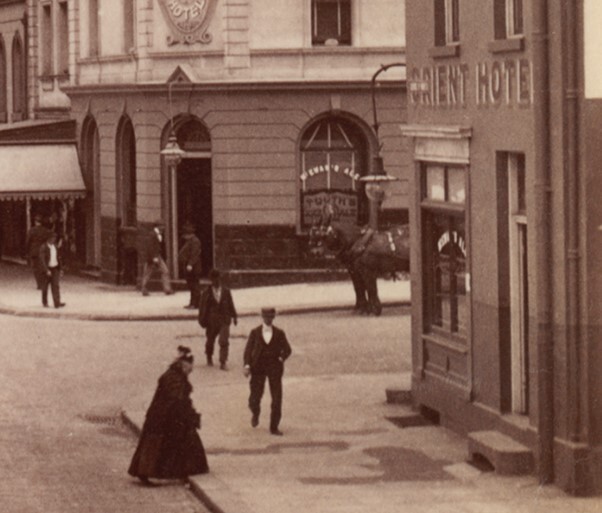 Detail Of George Street 1898 Orient Hotel SLNSW