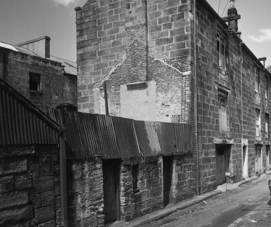 Samson's Cottage Wall Remains, 8 Kendall Lane, 1970