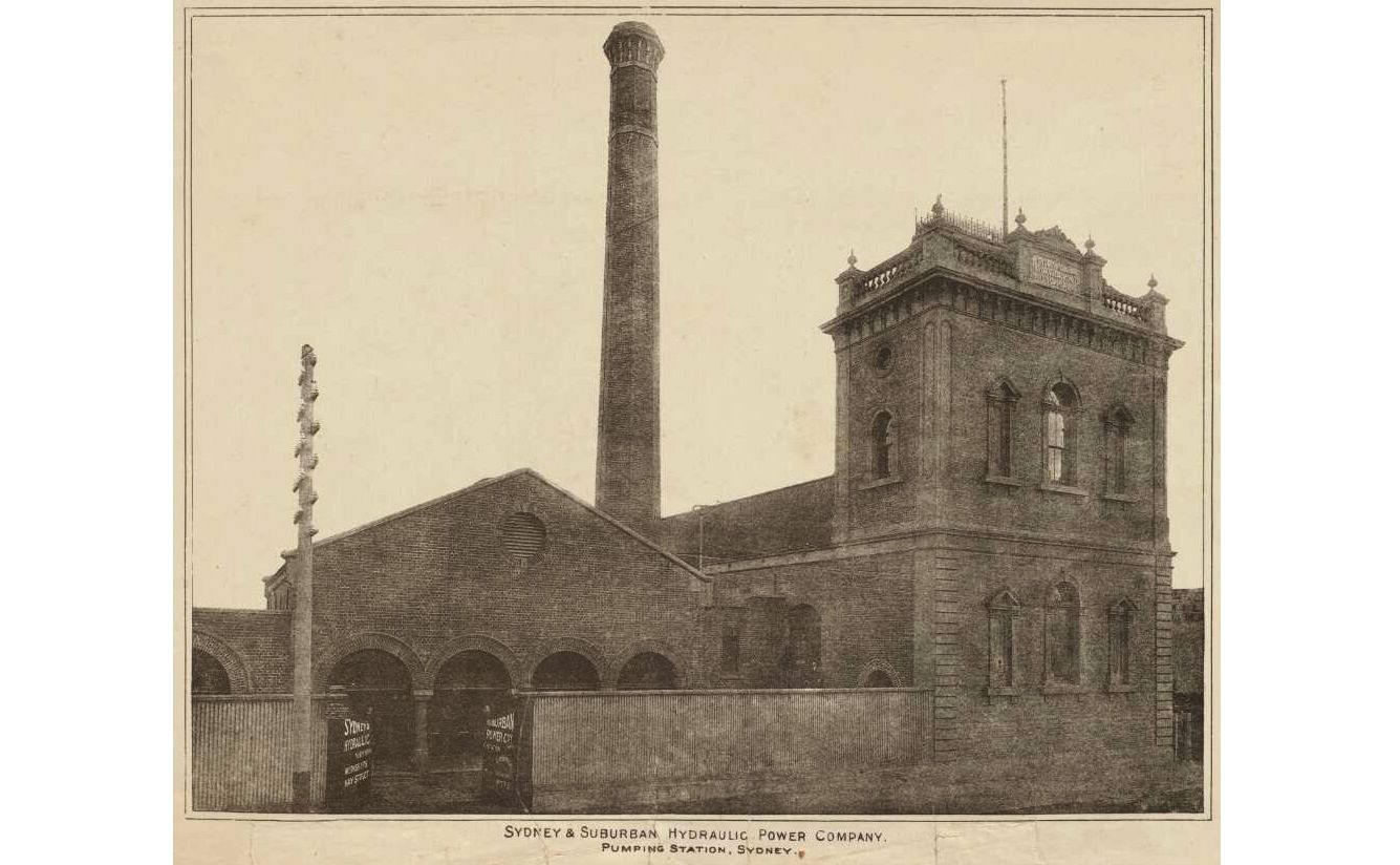 1920s Photo of the Pumphouse NLA via Dictionary of Sydney