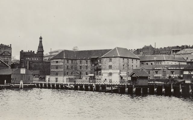 Corner of Circular Quay, 1924
