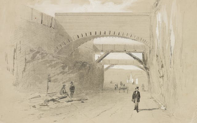 Argyle Cut Drawing.
