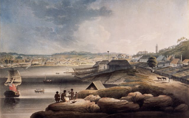 Dockyard The Rocks, 1804. Artist: Edward Dayes